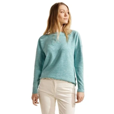 Abbildung von Cecil Melange Strickpullover, Damen, Größe: XL, Türkis
