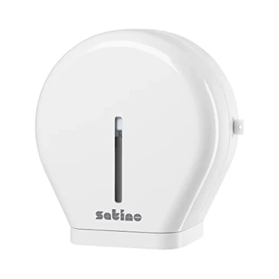 Abbildung von Satino by WEPA Toilettenpapierhalter für Jumborollen Jumbo Toilettenpapier Spender