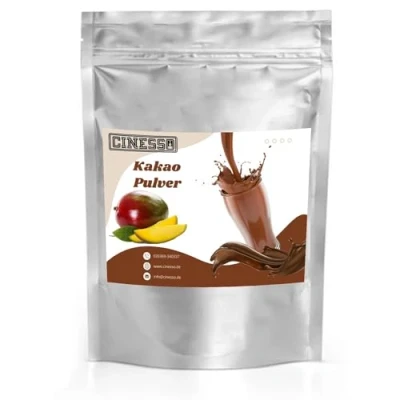 Abbildung von Cinesso Kakao Trinkschokolade Kakaopulver, Schokoladengetränk, Schokoladenaromen, mit natürlichen Aromen, schnelle und einfache Zubereitung, für Feierlichkeiten (10 Kg, Mango)