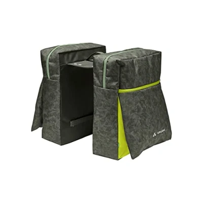 Abbildung von VAUDE TwinZipper Doppel Hinterradtasche fürs Fahrrad mit 48 Liter inkl. Regenhülle