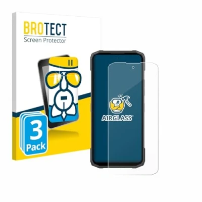 Abbildung von BROTECT Schutzglas für Doogee Blade 10 Power (3 Stück) Schutzfolie Panzer Folie Glas [Extrem Kratzfest 9H, Anti Fingerprint, Ultra Transparent]