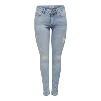 Abbildung von ONLY Onlblush MID Skinny Jeans Fit, Damen, Größe: Lx34, Light blue denim