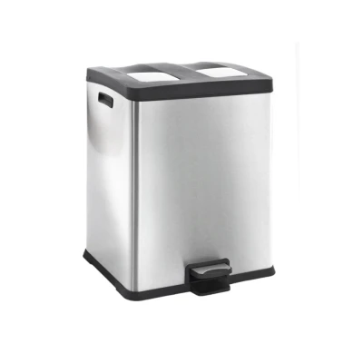 Abbildung von EKO Abfallbehälter 60 Liter duo 2x30L