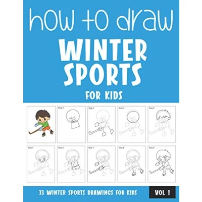 Abbildung von How to Draw Winter Sports for Kids Vol 1