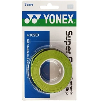 Abbildung von Yonex Overgrip Super Grap 3er, Lime, 0196000121600000