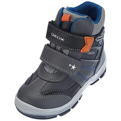 Abbildung von Geox Jungen flanfil boy abx ANKLE BOOTS, Dk Grey Black, 26 EU