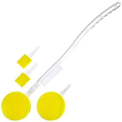 Abbildung von Performance Health Long Handled Sponge with Footbrush and Toe Sponges Pack of 2