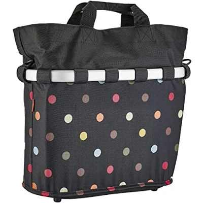 Abbildung von Reisenthel Klickfix Bikebasket Oval M Dots Shopper Fahrradtasche
