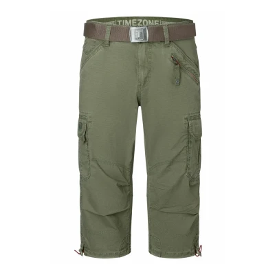 Abbildung von Timezone MIT GÜRTEL UND Mehrfachtasche Shorts, Herren, Größe: W31, Olive