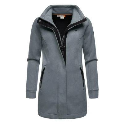 Abbildung von Ragwear Letrice Bonded Kurzmantel, Damen, Größe: XS, Grey