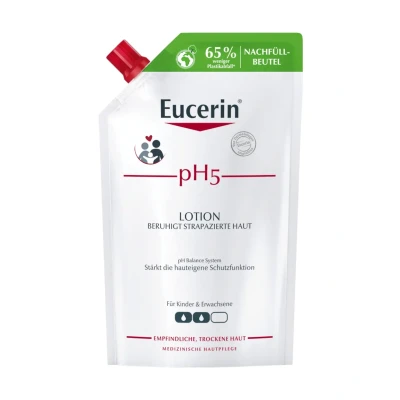 Abbildung von Eucerin Lotion PH5, Bodylotion FÜR Empfindliche &amp; Strapazierte HAUT Feuchtigkeitspflege, Größe: 400 ml,