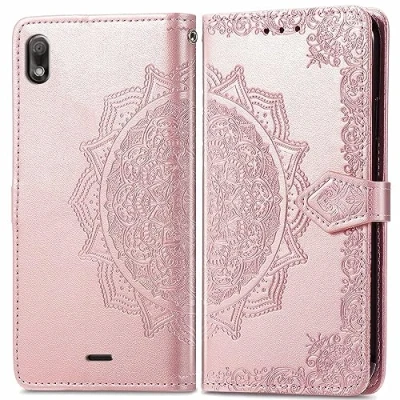 Abbildung von Hülle für Wiko View 2 Go,Klappbar Leder Tasche Case Cover,Handyhülle Go Kartenfach Standfunktion Schutzhülle Klapphülle Lederhülle