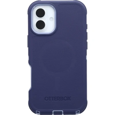 Abbildung von OtterBox Defender Series MagSafe Hülle für iPhone 16 Plus, stoßfest, sturzsicher, extrem robust, Schutzhülle, 7X getestet nach Militärstandard, Lila