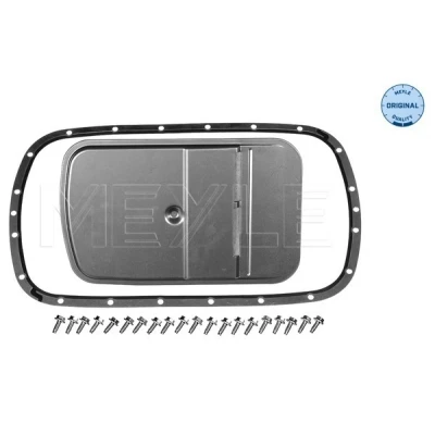 Abbildung von MEYLE 300 241 1701 Hydraulikfiltersatz, Automatikgetriebe mit Dichtung, Anbaumaterial Schrauben ORIGINAL Quality BMW: 3 Coupe, Touring