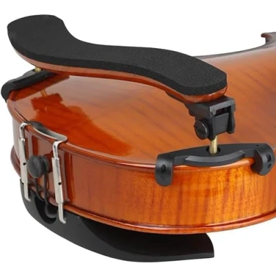 Abbildung von Ecotown Verstellbare Schulterstütze für Violine aus Massivholz, zusammenklappbar 3/4 4/4 Geige und 30,5 cm 33 Bratsche (3/4 oder Violinen Schulterstütze) (Violinenstütze 001)