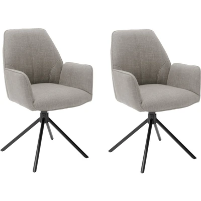 Abbildung von MCA furniture 4 Fußstuhl &quot;Pemba&quot;, (Set), 2 St., 2er Set, 180drehabr mit Nivellierung, Stuhl belastbar bis 120 kg