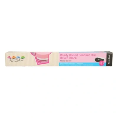 Abbildung von FunCakes Ausgerollte Rollfondant Disc Raven Black 430g ready rolled Schwarz
