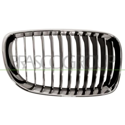 Abbildung von PRASCO BM1212023 Kühlergrill rechts chrom/schwarz, chrom BMW: 1 Schrägheck