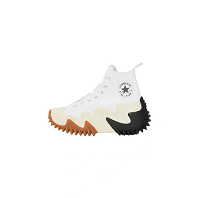 Abbildung von Converse RUN STAR Motion Canvas Platform Unisex Sneaker high, Größe: 40, White/black/honey Textil