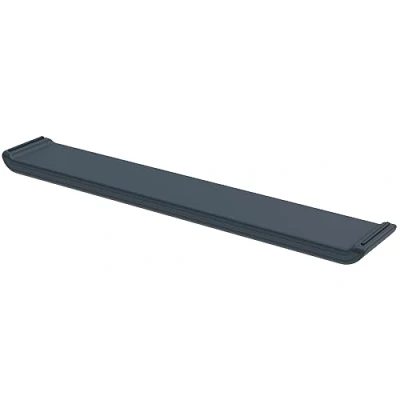 Abbildung von Leitz Ergo Handgelenkauflage Für Tastatur, Schaumstoffgepolsterte Handgelenkstütze, Links und Rechtshänder, Verbessert Haltung &amp; Durchblutung, Serie, Samtgrau, 65230089