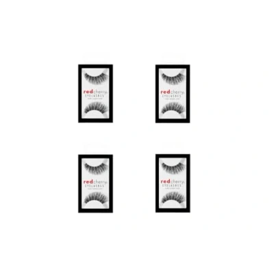 Abbildung von Red Cherry Wimpern # 43 Stevi Multipack (4 Paar) Professional Echthaarwimpern Eye lashes für den natürlichen Look