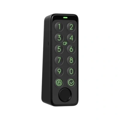 Abbildung von SwitchBot Keypad Touch, Smartes Tastenfeld mit Fingerabdruck Sensor, NFC Kartenleser, IP65 Schutzklasse, Beleuchtet