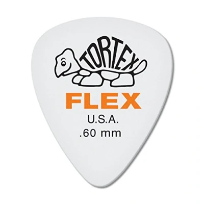 Abbildung von JIM DUNLOP Plektrum Tortex Flex 0,60mm 72 Stück