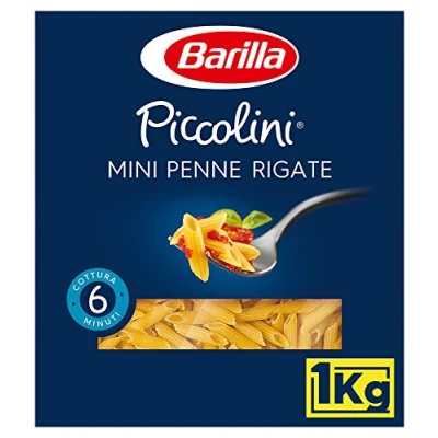 Abbildung von Barilla Hartweizen Pasta Piccolini Mini Penne Rigate 6er Pack (6x1kg)