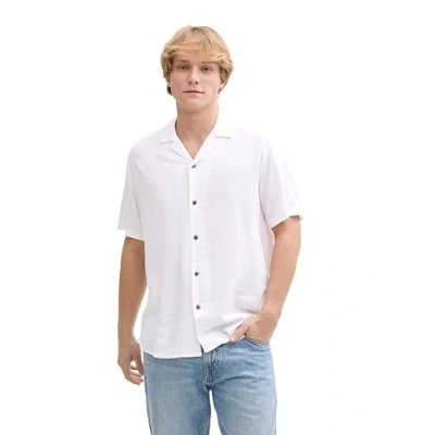 Abbildung von TOM Tailor Denim Hemd, Herren, Größe: Large, White