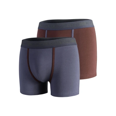 Abbildung von Replay Boxershorts BOXER Style 2 T/C Cuff 3D logo 2pcs Box (Packung, 2er) mit Logoschriftzug am elastischen Bund