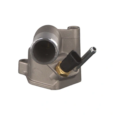 Abbildung von FEBI BILSTEIN 103708 Kühlwasserthermostat 92 mit Dichtung Sensor Gehäuse OPEL: Astra G Coupe, Zafira A, H Caravan, SAAB: 9 3 Kombi