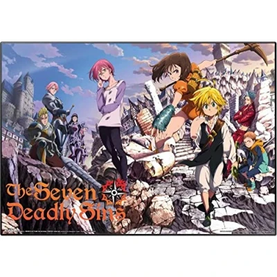 Abbildung von empireposter Seven Deadly Sins Anime Serie Schreibtischunterlage ca. 35x50 cm, abwischbar
