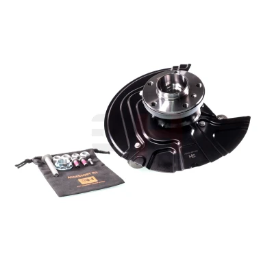 Abbildung von GH 281593V Achsschenkel Vorderachse links mit Radnabe, Radlager, Spritzschutzkappe, Schrauben BMW: X3