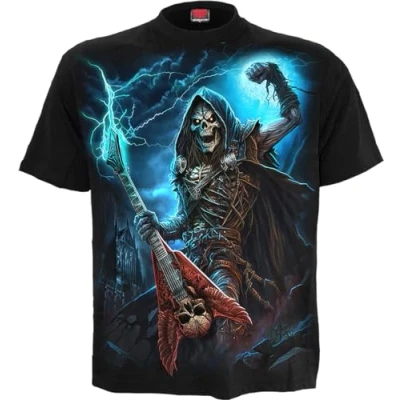 Abbildung von Spiral Dead Metal Männer T Shirt schwarz XL 100% Baumwolle Basics, Horror, Rockwear, Totenköpfe