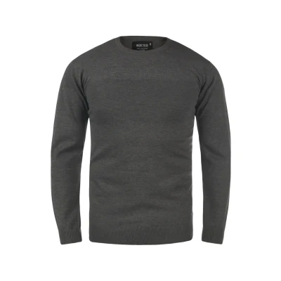 Abbildung von Indicode Jeans Idernesto Strickpullover, Herren, Größe: Large, Charcoal mix