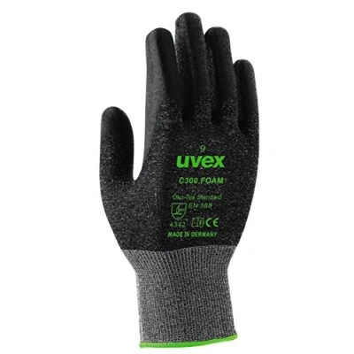 Abbildung von UVEX C300 Foam, 60544 10 Paar, Gr. 10, Schutzhandschuh aus Mischgewebe, Glasfaser, Kunststoff, Kautschuk