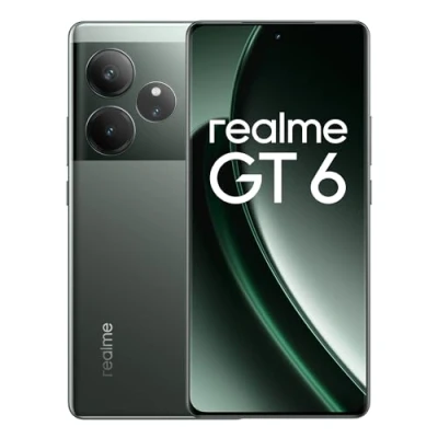 Abbildung von Realme GT 6 256GB Grün mit klarmobil Vertrag im Telekom Netz unbegrenzt telefonieren + 40000 MB 5G