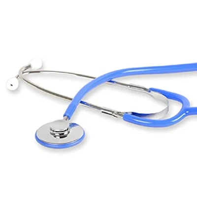 Abbildung von GIMA Wan Single Head Stethoskop, Blau, leicht verchromtem Krankenschwester Stethoskop