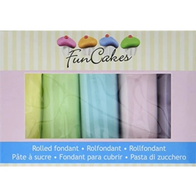 Abbildung von FunCakes Rollfondant Multipack Pastel Colours, 500 g = 5x100g