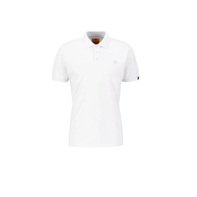 Abbildung von Alpha Industries XFIT Poloshirt, Herren, Größe: Large, White