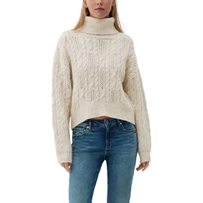 Abbildung von Q/S designed by Damen 2119042 Strickpullover, Weiß, M EU