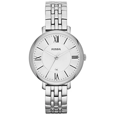 Abbildung von Fossil Jacqueline Uhr silvercoloured, Damen, Größe: One Size, Silver coloured