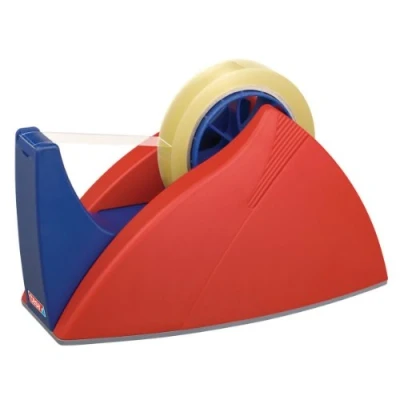 Abbildung von tesa Tischabroller Easy Cut Professional, rot / blau VE = 1