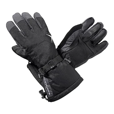 Abbildung von Black Crevice Erwachsenen Skihandschuhe, schwarz/grau, XL