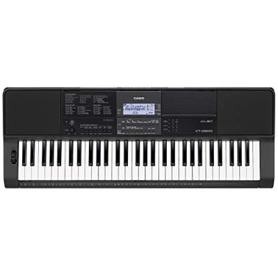 Abbildung von Casio CT X800 Keyboard mit 61 anschlagdynamischen Standardtasten und Begleitautomatik