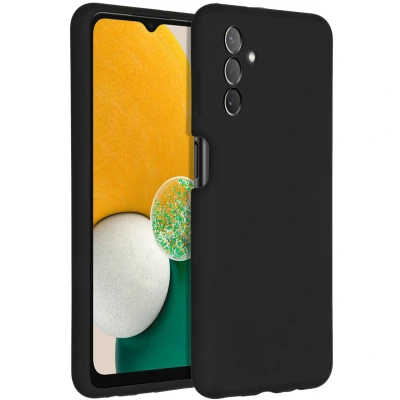 Abbildung von Samsung Galaxy A13 (5G) Hülle Silikon Accezz Soft Case/Backcover Handyhülle Schwarz