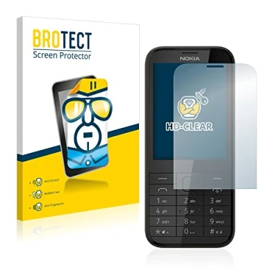 Abbildung von BROTECT (2 Stück Schutzfolie für Nokia 225 Displayschutz Folie Ultra Klar