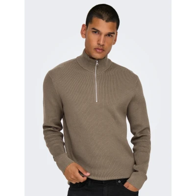 Abbildung von ONLY &amp; SONS Strickpullover &quot;ONSPHIL REG 12 STRUC HALF ZIP KNIT NOOS&quot;