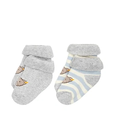 Abbildung von Steiff Unisex Baby Multipack Sneaker Socken 2er Pack GOTS, Celestial Blue, 14