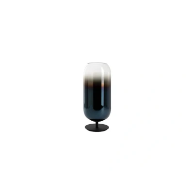 Abbildung von Artemide Gople Mini Tischleuchte blau/silber